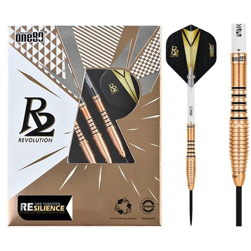 One80 Re-silience (R2 Interchange) 90% Tungsten Steel Tip Darts 23 GRAM