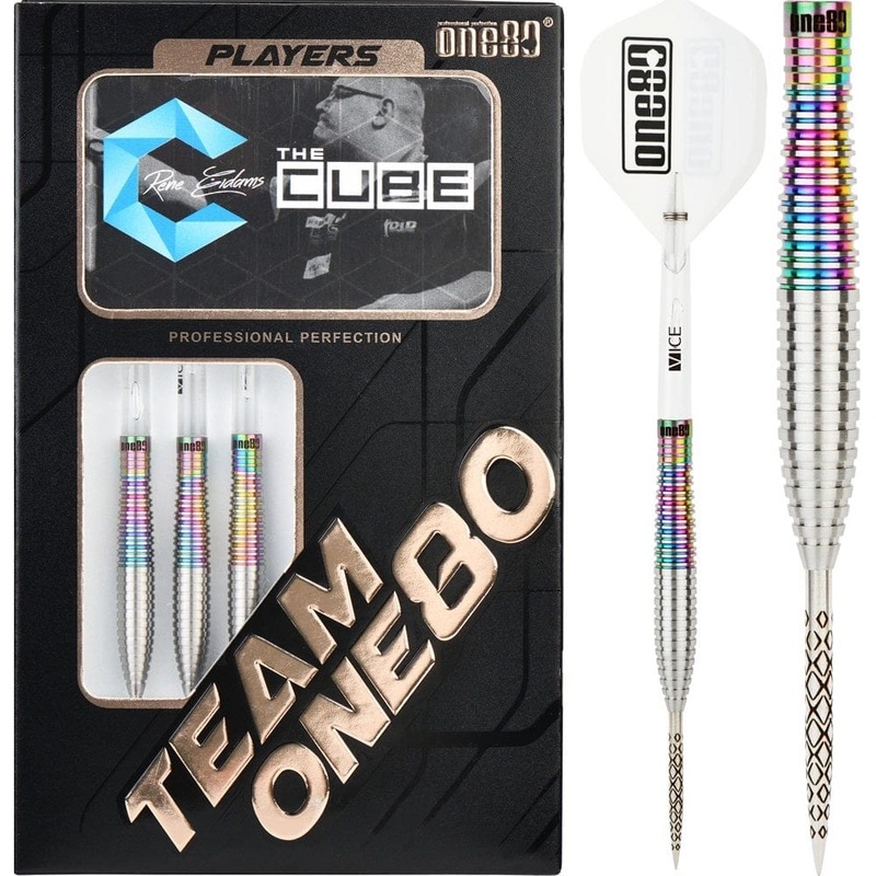 One80 Rene Eidams Darts – Steel Tip – The Cube – Signature II – 22g 22g