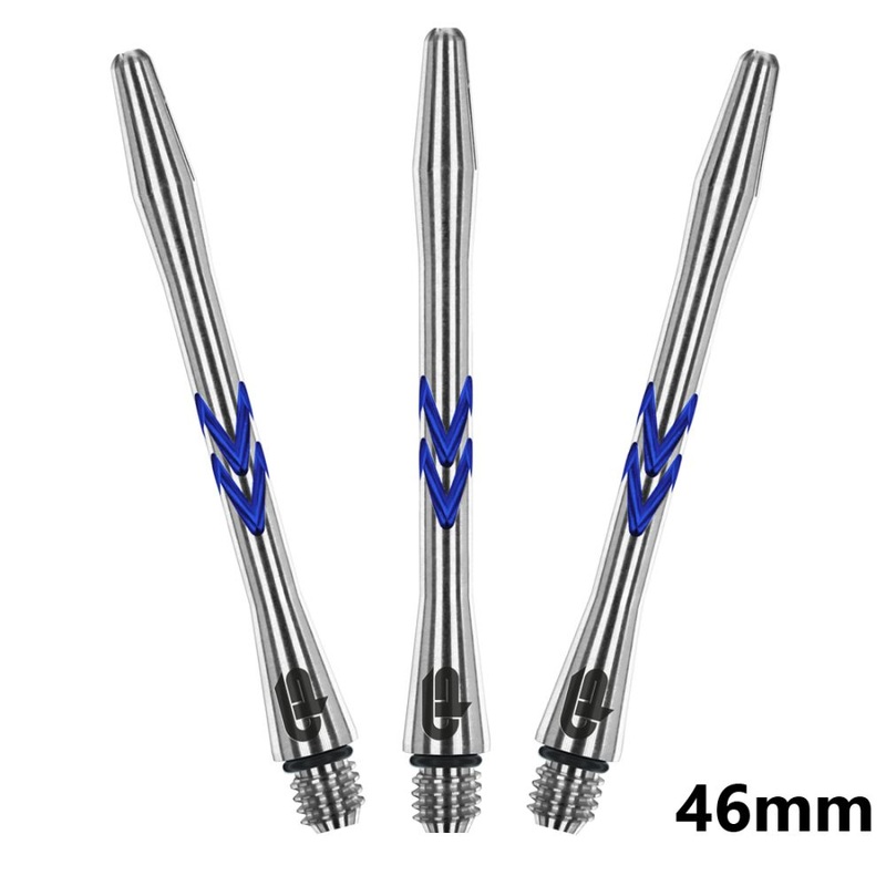 Red Dragon Gerwyn Price “Iceman” V-Groove Aluminium Shafts Blue Medium – 46mm