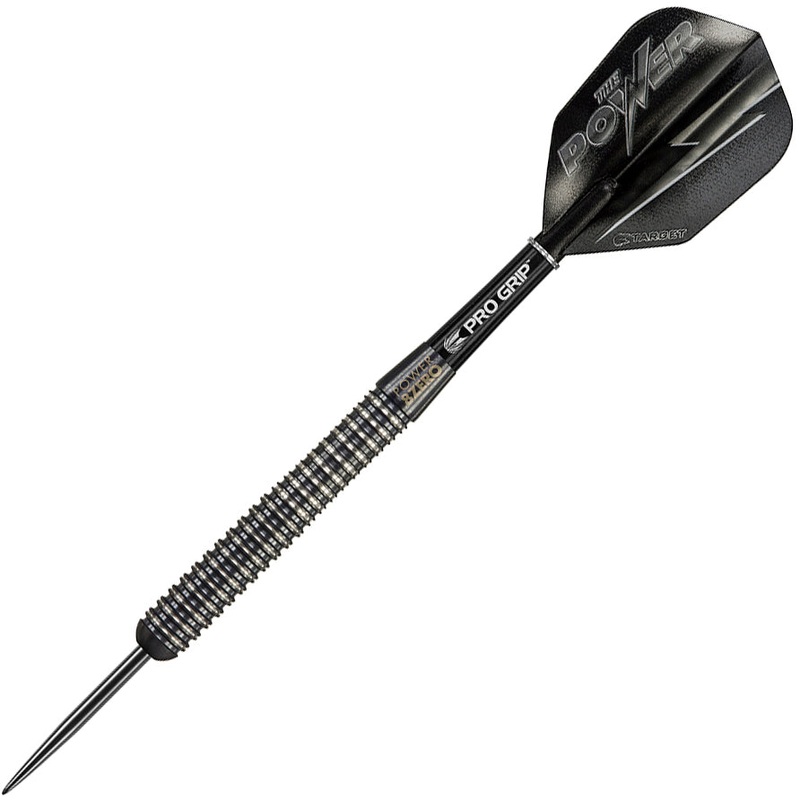 Target Power 8zero Steel Tip Darts – Black Phil Taylor 23gm