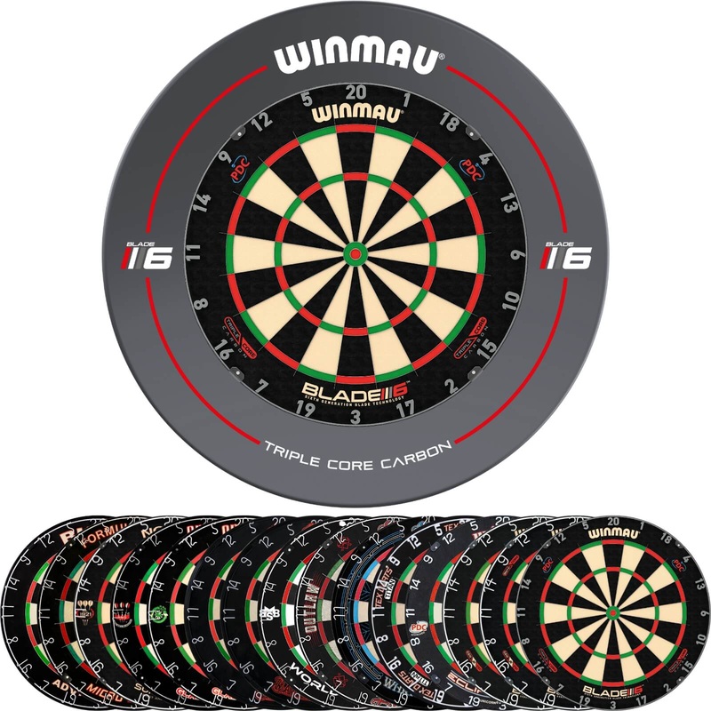 Winmau – Blade 6 Dartboard Surround & Dartboard Bundle – Choose Your Board Bulls NL – Advantage 501