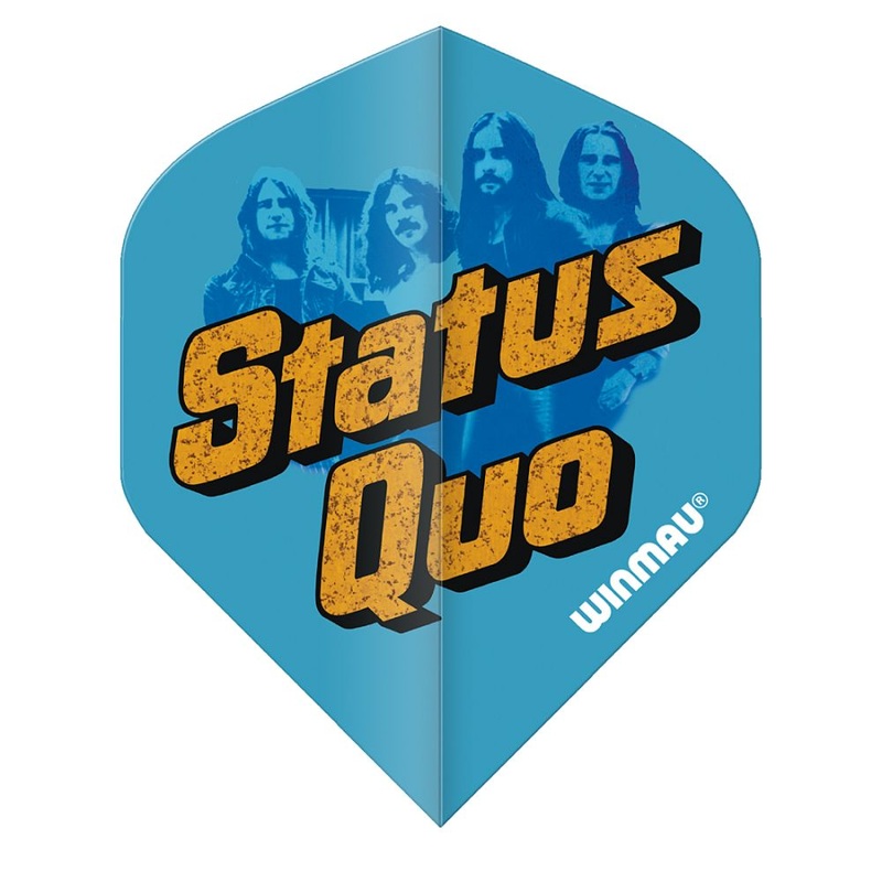 Winmau Rock Legends Status Quo Logo Standard Flights No2 Standard