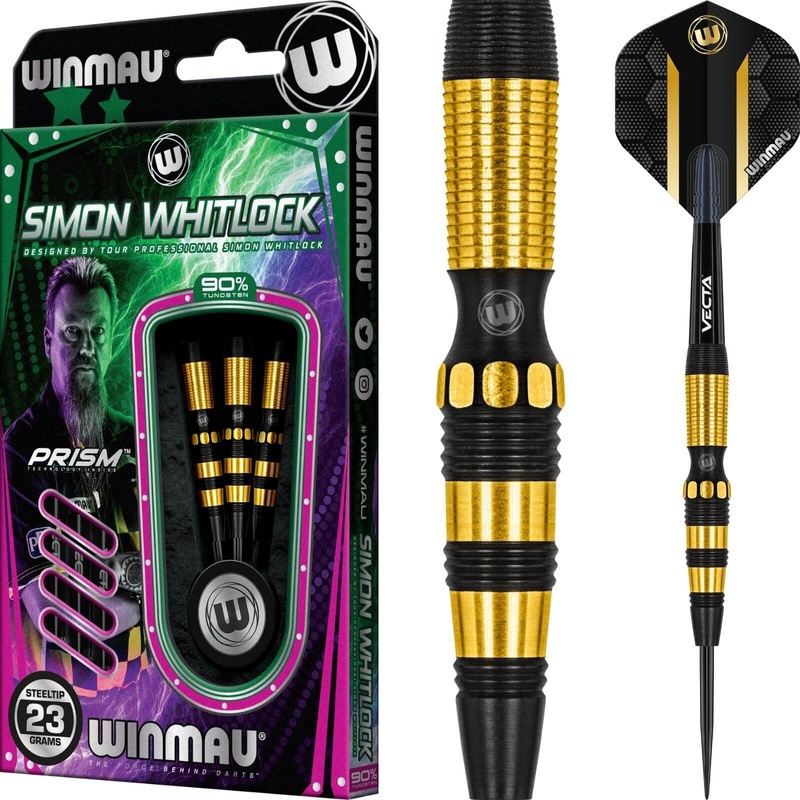 Winmau – Simon Whitlock Onyx AU Darts – Steel Tip – 90% Tungsten – 21g 23g 21 grams