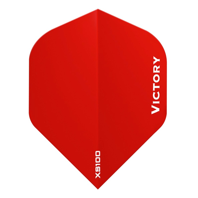 100 Sets Victory Darts XS100 Colours Red Extra Strong Dart Flights