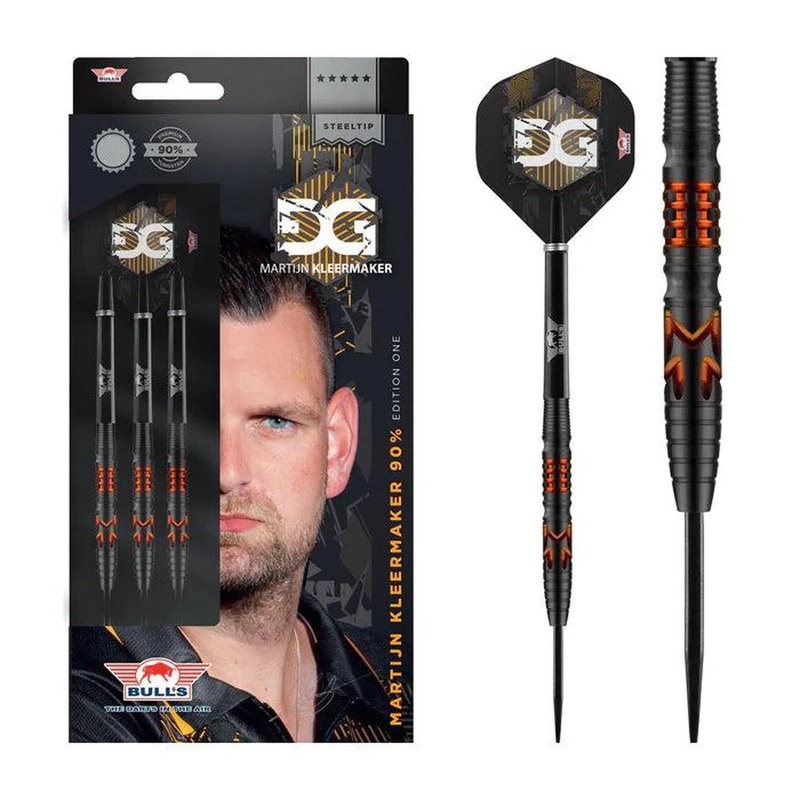 Bull’s NL Martijn Kleermaker 90% Tungsten Steel Tip Darts 23 GRAM