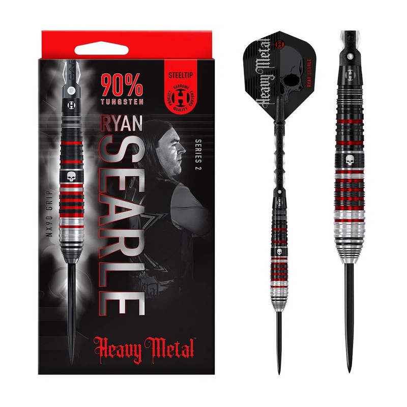 Harrows Ryan Searle Series 2 90% Tungsten Steel Tip Darts 22 GRAM