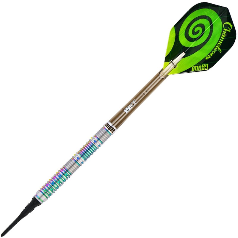 One80 VHD Chameleon Azurite Soft Tip Darts – 18gm