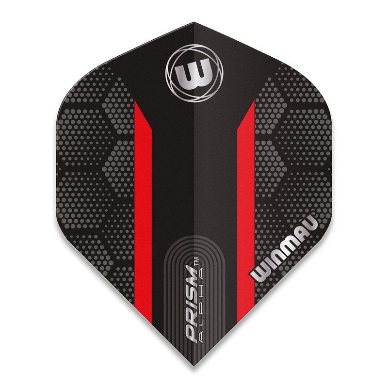 Prism Alpha Standard Red Dart Flights by Winmau