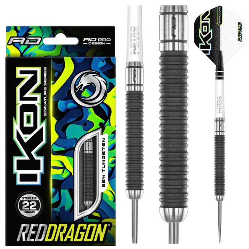 Red Dragon Ikon 1.4 85% Tungsten Steel Tip Darts 22 GRAM