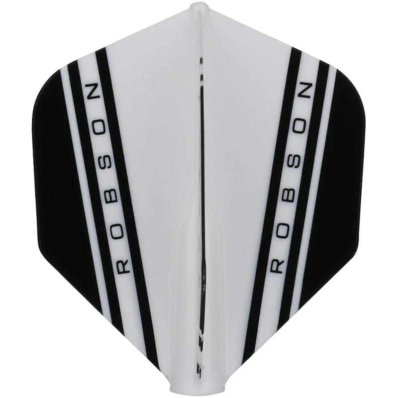Robson Plus V Dart Flights – Standard White Standard 350 Micron White