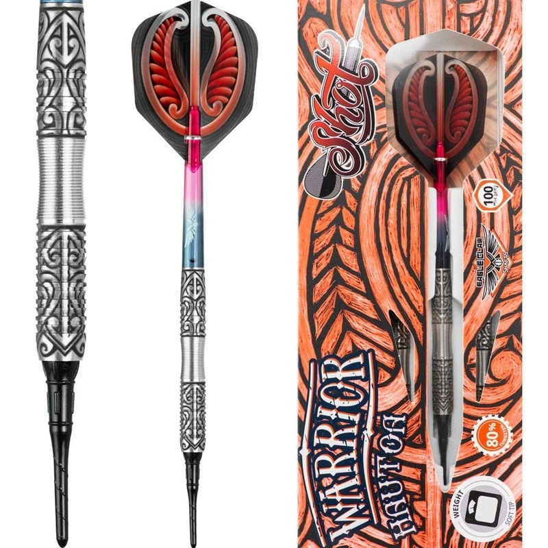 *Shot Warrior Darts – Soft Tip Tungsten – Micro – Hautoa 18g