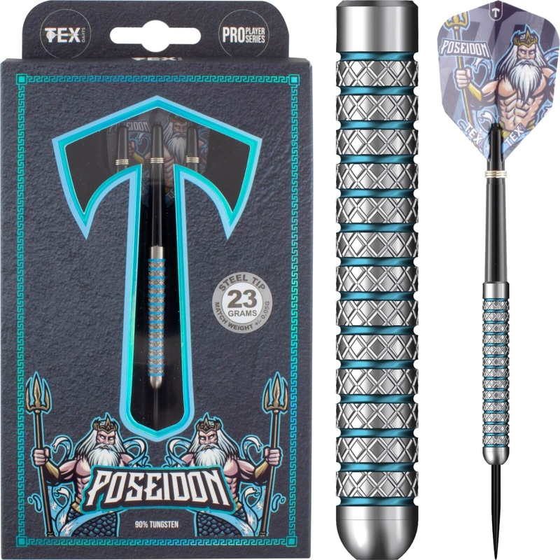 Tex – Poseidon Darts – Steel Tip – 90% Tungsten – 23g 25g 23 grams