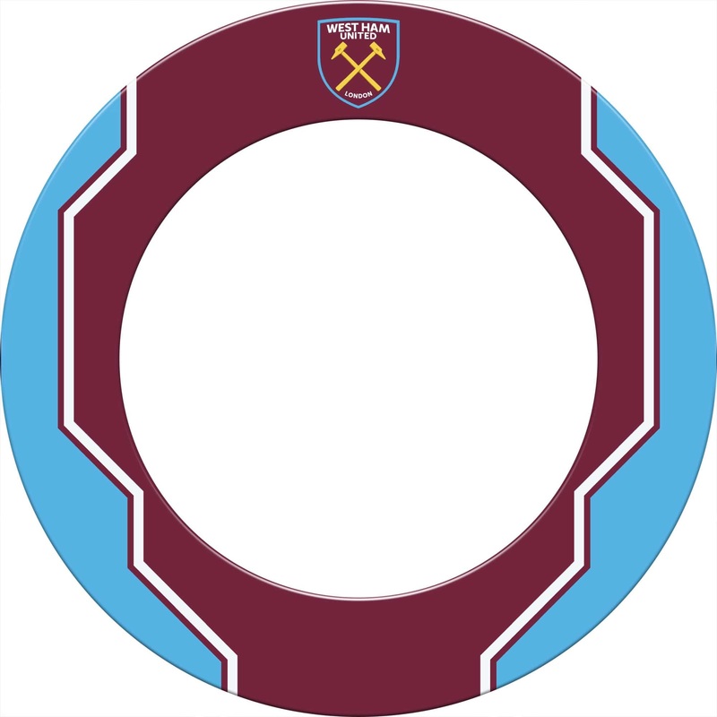 West Ham United FC – Official Licensed – Dartboard Surround – S3 – Geo