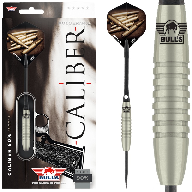 Bull’s NL Caliber Smooth 90% Tungsten 25 gram Steel Tip Dart Set