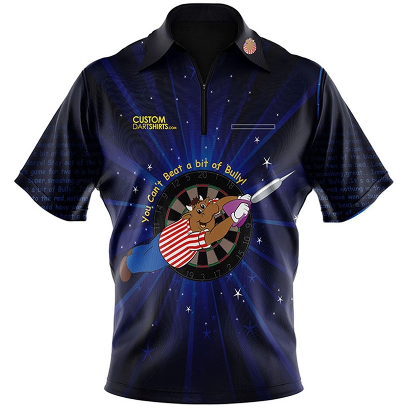 Bullseye TV Game Show Custom Dart Shirt Extra Small