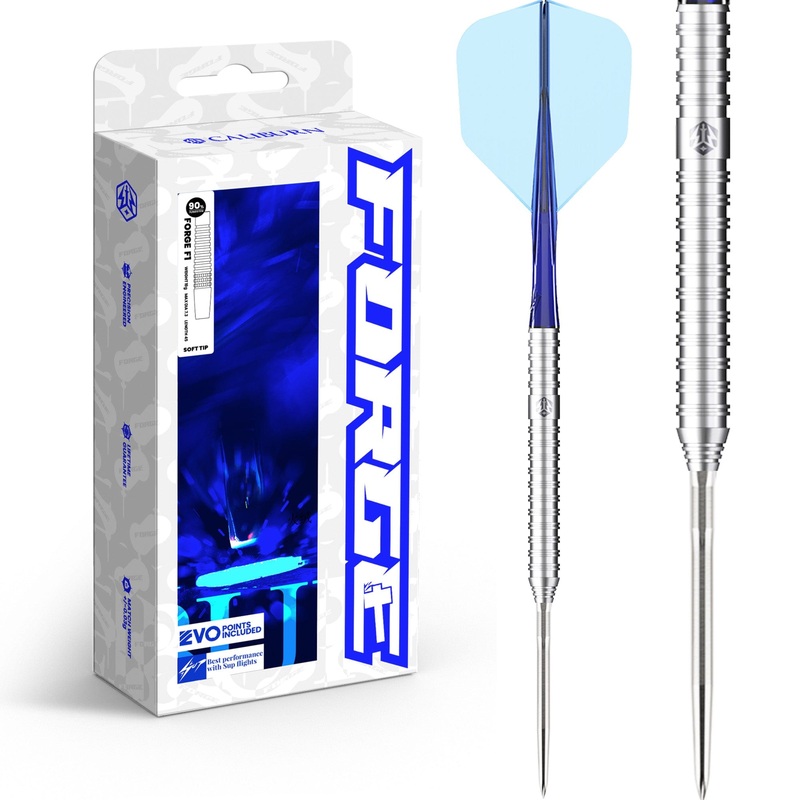 Caliburn Forge Darts – Steel Tip – 90% Tungsten – F3 – 22g
