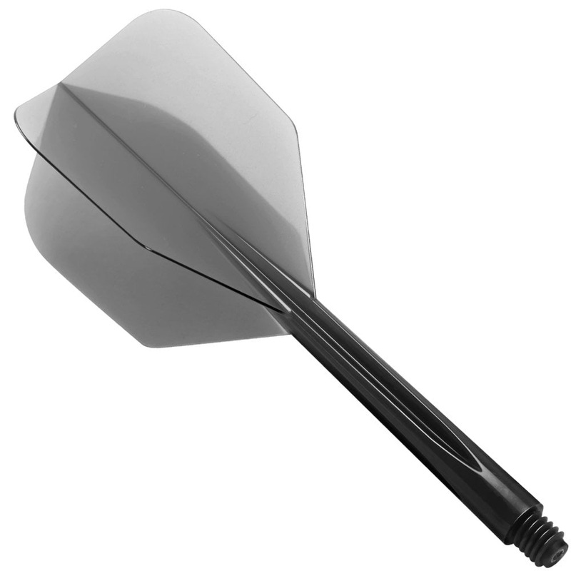 Condor Dart Flights – Zero Stress – Small – Clear Black Long