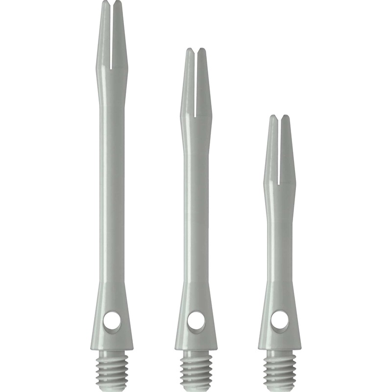 Harrows Keramic Stems – Aluminium Dart Shafts – White Medium