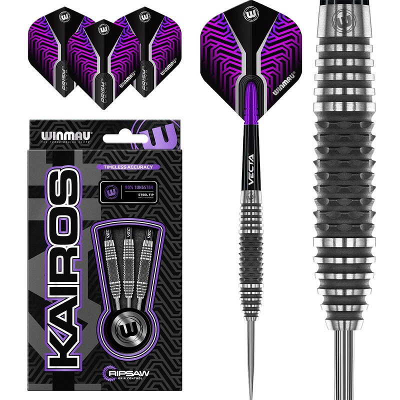 Kairos 90% Tungsten Steel Tip Darts by Winmau 21 Gram