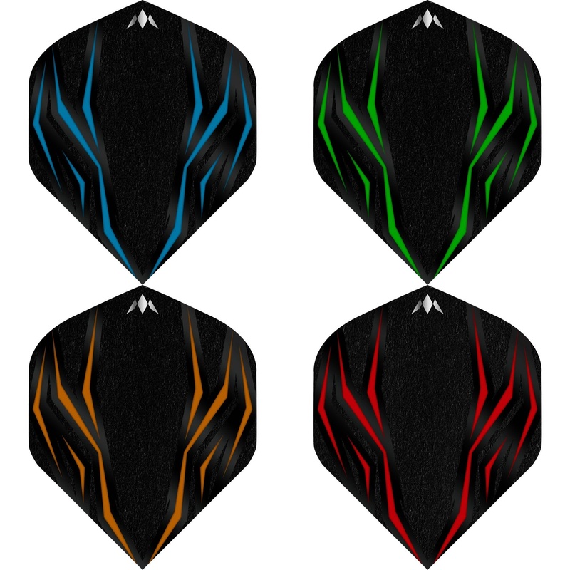 Mission Lava Dart Flights – 100 Micron – Std – No2 Orange