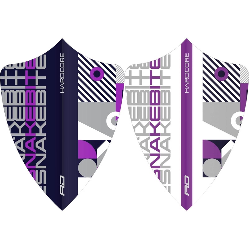 Red Dragon – Hardcore Peter Wright Stack – Freestyle Dart Flights Black