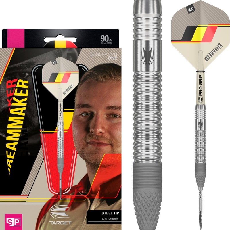 Target – Dimitri Van Den Bergh Darts – Swiss Point – Steel Tip – 90% Tungsten – 21g 23g 25g 21 grams