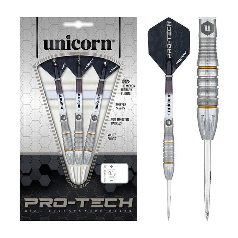 Unicorn Protech Style 5 90% Tungsten Steel Tip Darts 23 GRAM