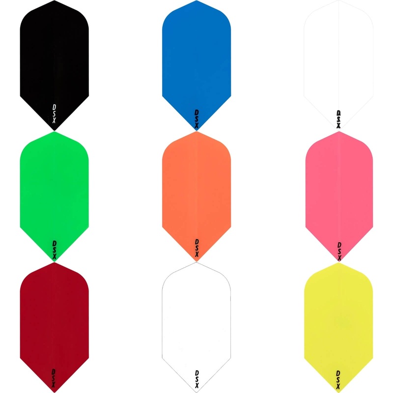 Designa – DSX Plain Colour – Slim Dart Flights Black