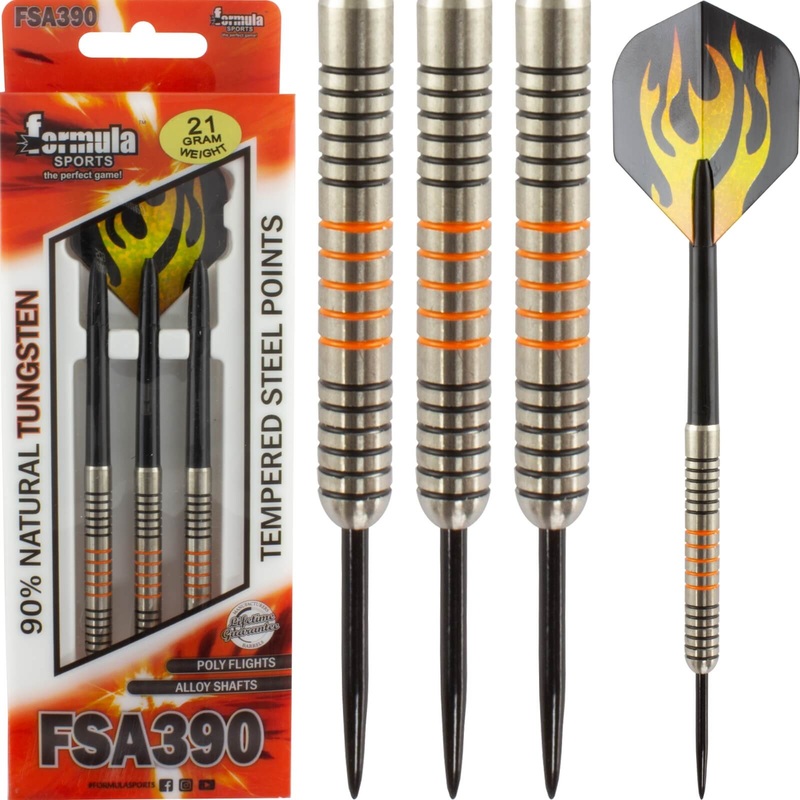 Formula Sports – FSA390 Darts – Steel Tip – 90% Tungsten – 21g
