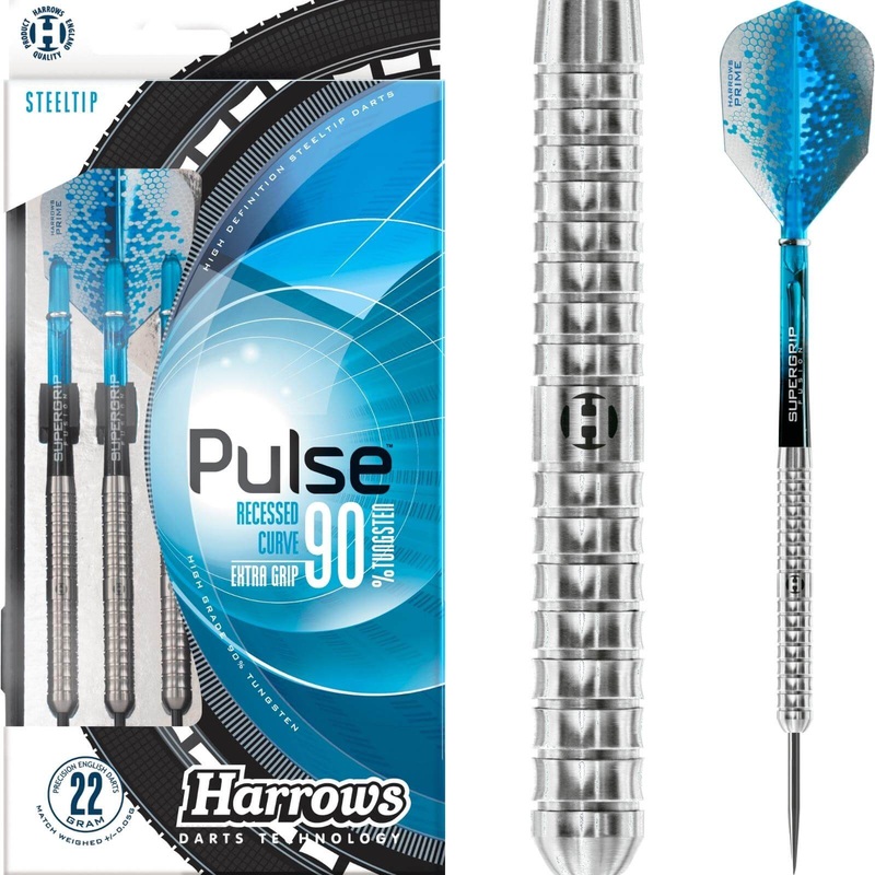 Harrows – Pulse Darts – Steel Tip – 90% Tungsten – 21g 22g 23g 24g 25g 26g 21 grams