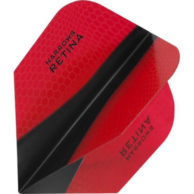 Harrows Retina-X Standard Red Dart Flights Red