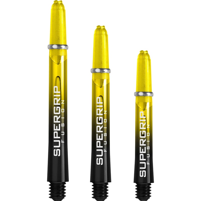 Harrows Supergrip Fusion Shafts – Dart Stems – Yellow Medium