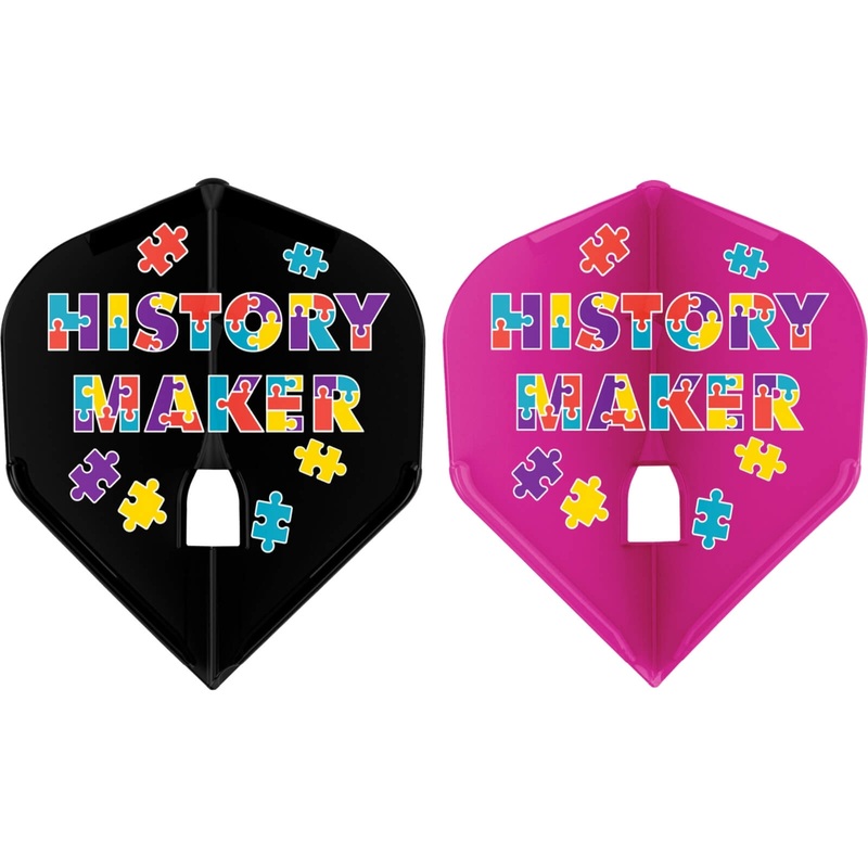 L-Style – Fallon Sherrock V2 – Big Wing (L1) Dart Flights Black