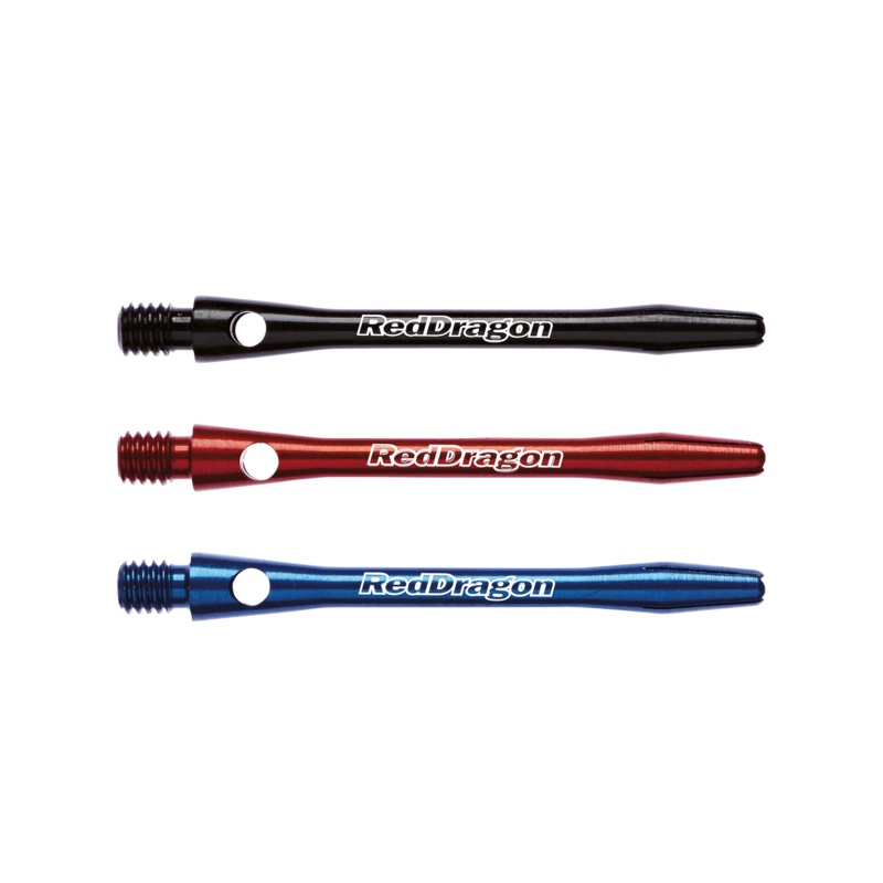 Laser Etched Aluminium Shafts Medium Black