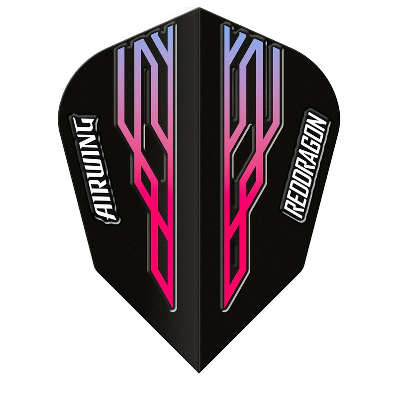 Red Dragon Airwing Molded V-Standard Flights – Pink V-Standard 290 Micron High-grade flexible polymer