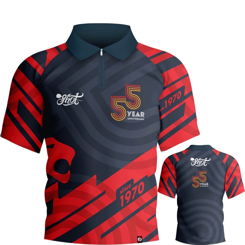 Shot – 55 Year Anniversary Dart Shirt – S to 8XL S