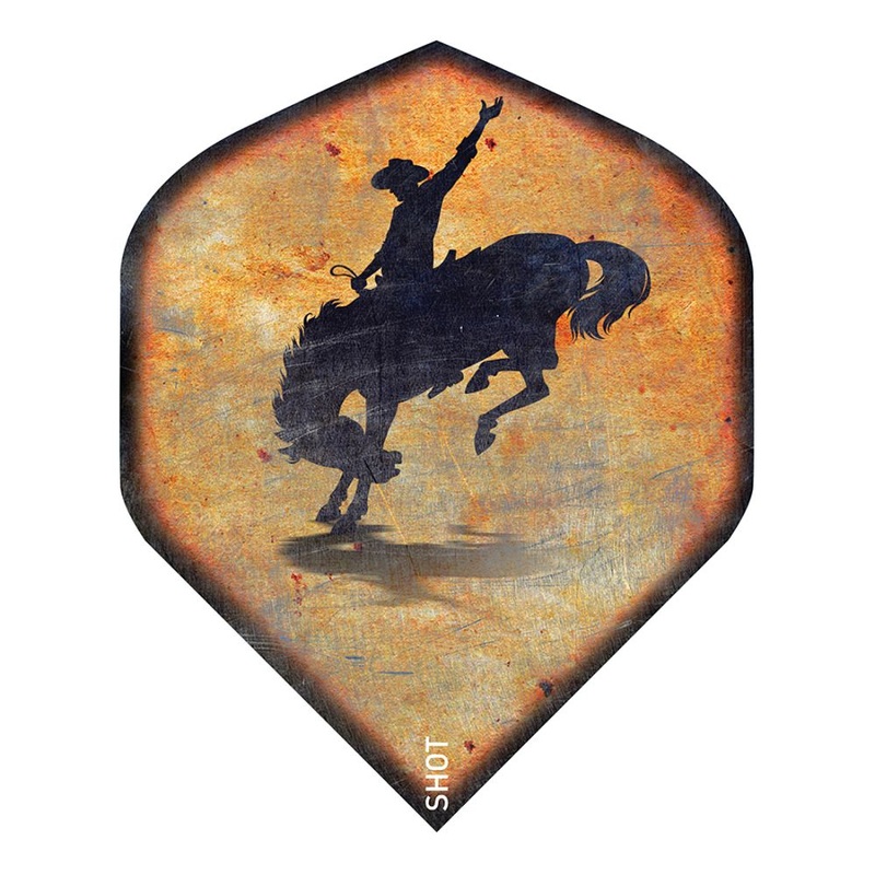 Shot Americana Broncco Dart Flights No2 Standard