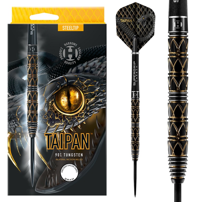 Taipan 90% Tungsten Steel Tip Darts by Harrows 21 Gram