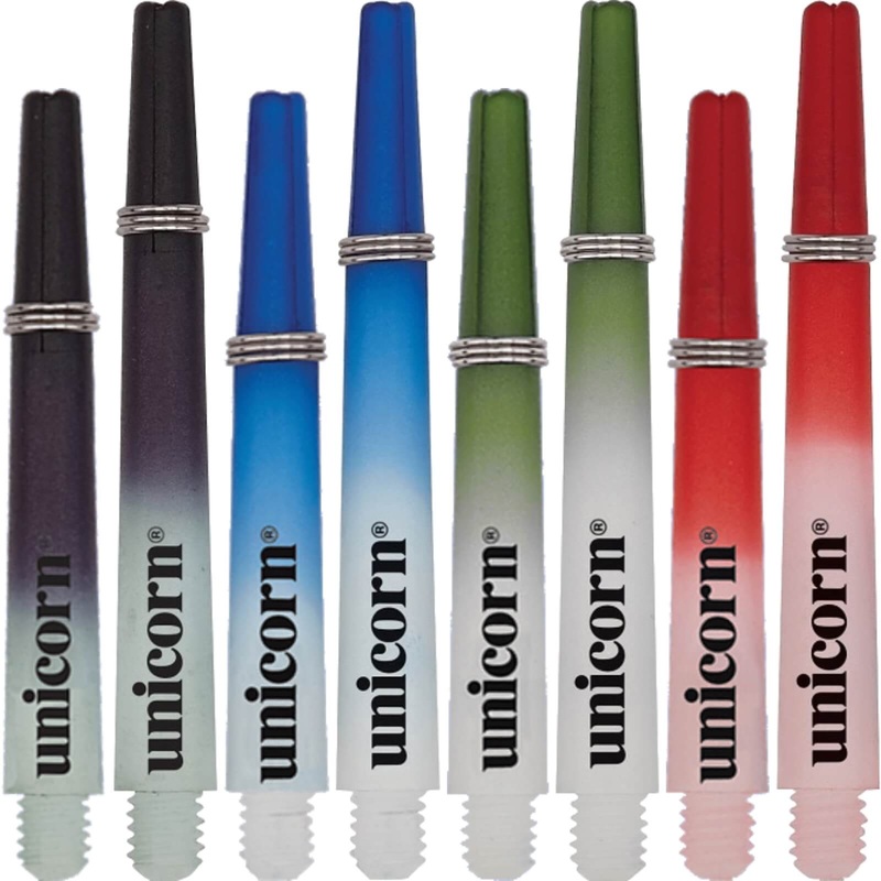 Unicorn – Gripper 3 Two Tone Nylon Dart Shafts Short (34.4mm) Black
