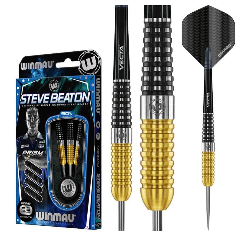 Winmau Steve Beaton S.E. 90% Tungsten Steel Tip Darts 22 GRAM