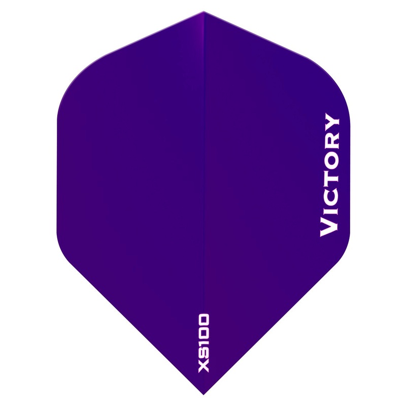 100 Sets Victory Darts XS100 Colours Purple Extra Strong Dart Flights