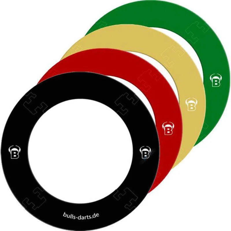 Bull’s DE Quarterback 4pc Dartboard Surround – 4 Colour options Black