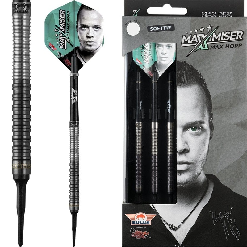 *Bulls Max Hopp Darts – Soft Tip Tungsten – Maximiser 95 20g