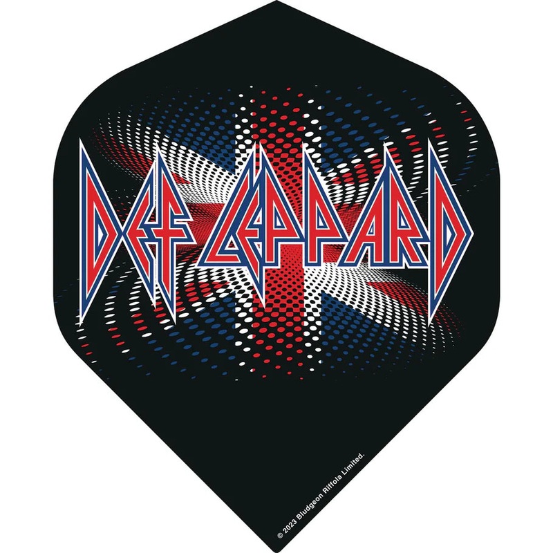 Def Leppard Official Licensed Dart Flights – 100 Micron – No2 – Standard – Union Jack Standard 100 Micron Strong and durable 100 micron material