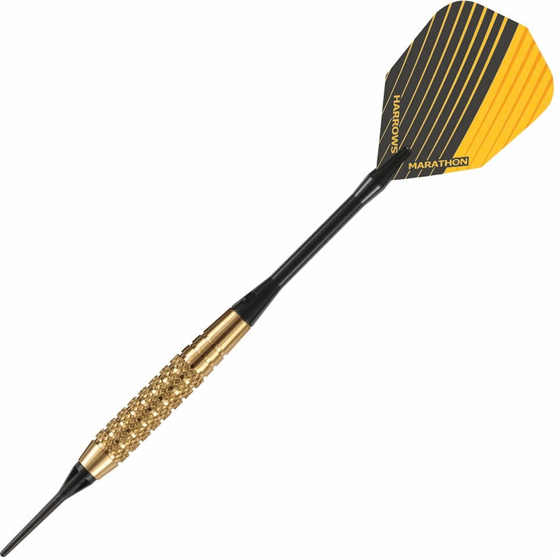Harrows Club Brass Knurled Soft Tip Darts – 14gm