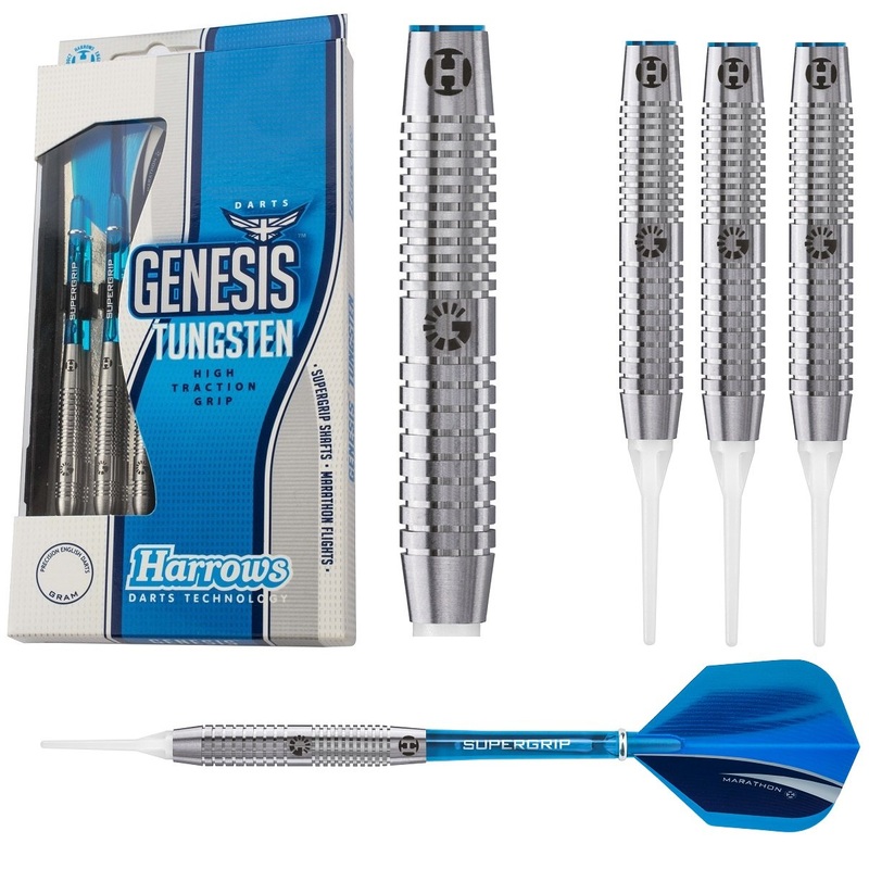 Harrows Genesis Tungsten Soft Tip Darts – Style 2 16 Gram