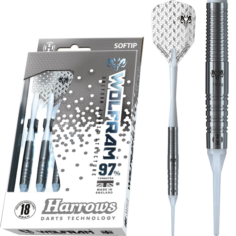 Harrows Wolfram Darts – Soft Tip Tungsten – Wolf 18g