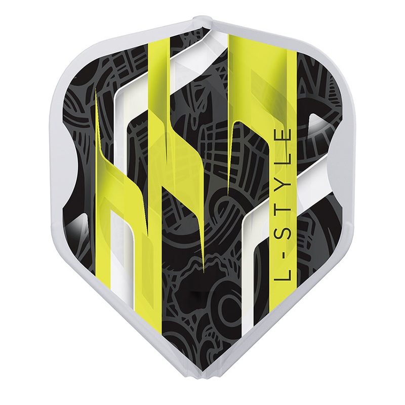 L-Style EZ Origin Mamo Series Dart Flights – L1 / Standard Black