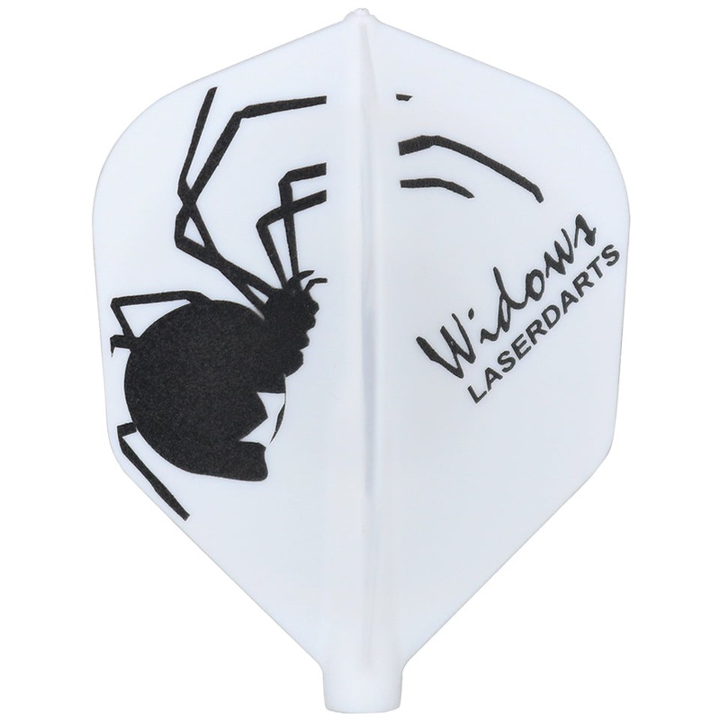 Laserdarts Fit Flight Widows Dart Flights – Shape White