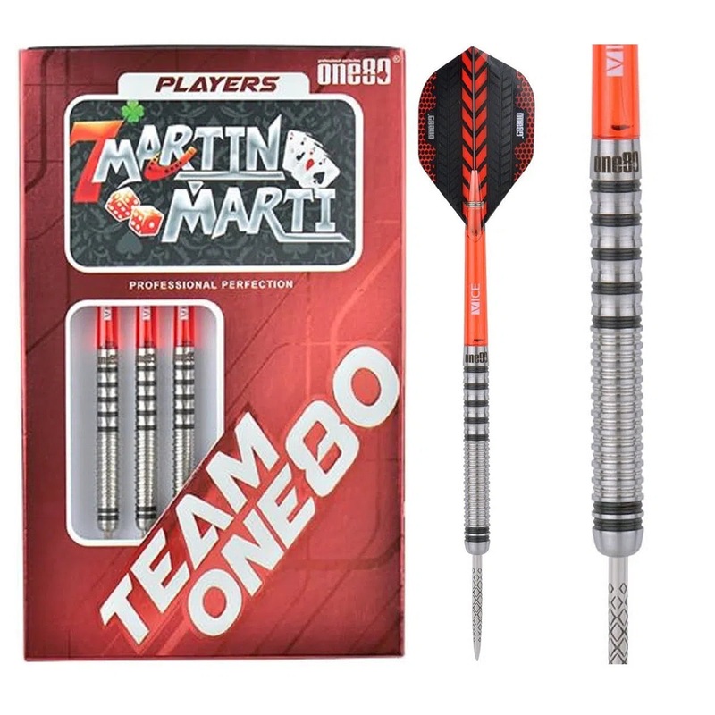 One80 Martin Marti 90% Tungsten Steel Tip Darts 21 GRAM